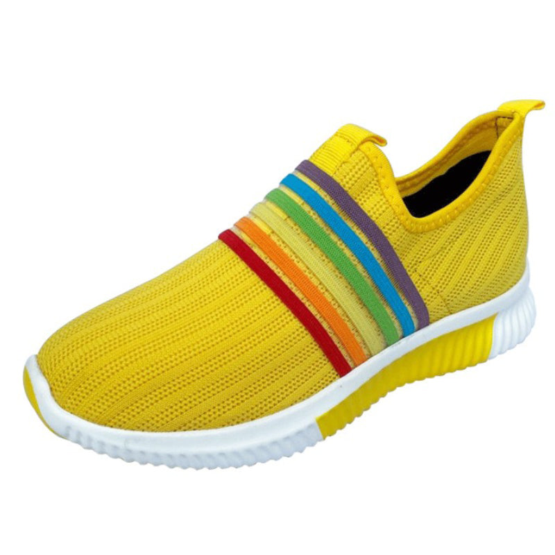 Comfortabele Regenboog Sneakers | Stijlvolle & Kleurrijke Sneakers Voor Modebewuste Dames