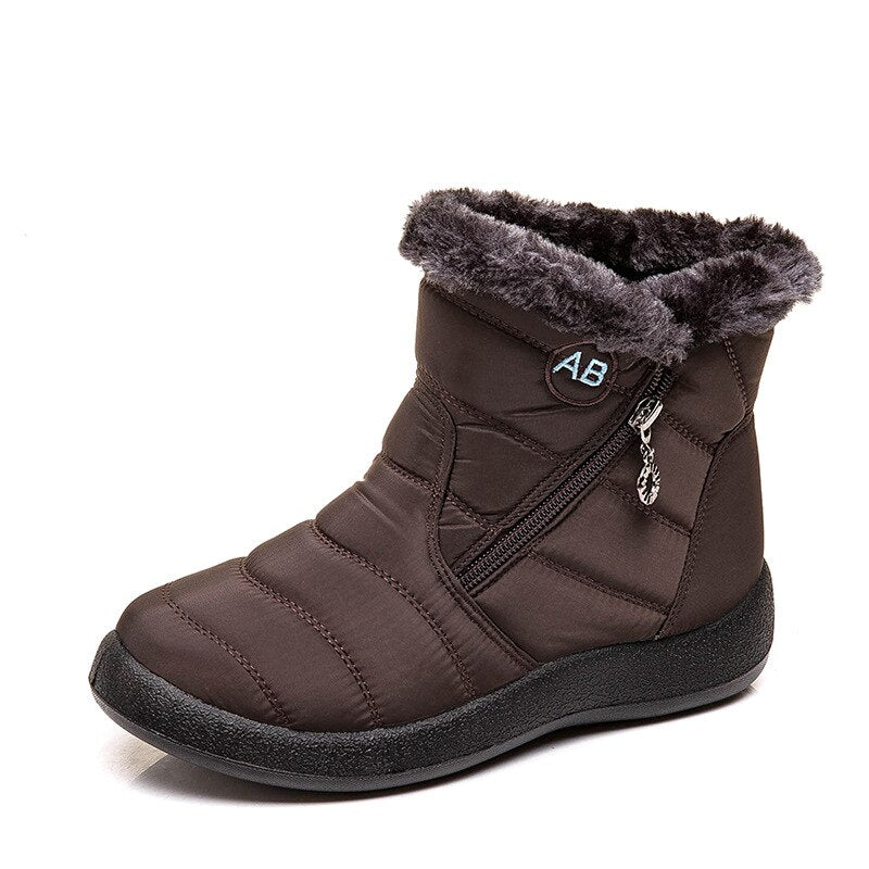 Snow Walk | Luxe warm gevoerde snowboots voor dames met rits