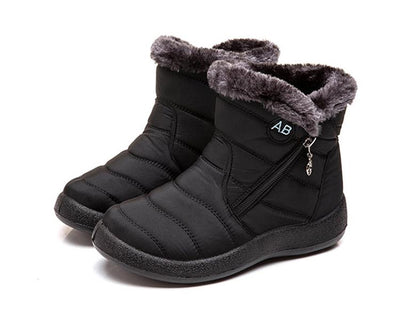 Snow Walk | Luxe warm gevoerde snowboots voor dames met rits