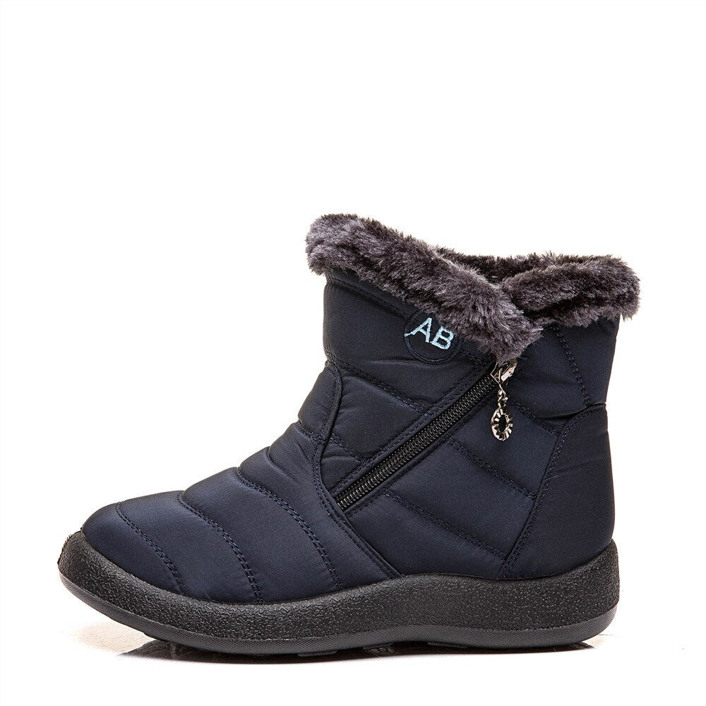 Snow Walk | Luxe warm gevoerde snowboots voor dames met rits